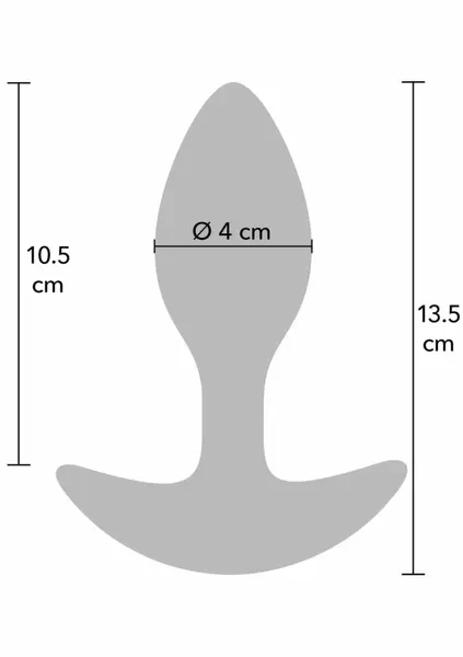 Hidden Desire Extreme Weighted Anal Plug 360g Silicone Safety Base