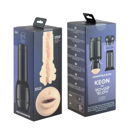 Kiiroo Feel Mouth Model Black - Interactive Intimate Device Attachment
