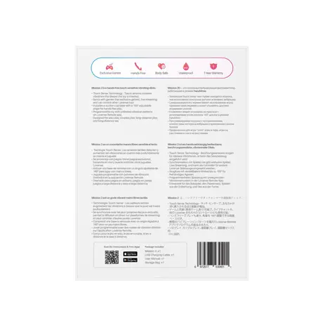 Lovense Mission 2 Pink Advanced Touch-Sense Vibrating Device