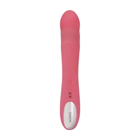 Svakom Avery Strawberry Pink Intimate Thrusting Device Silicone