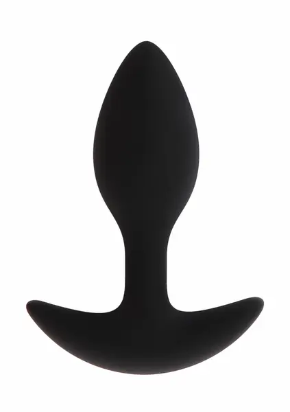 Hidden Desire Extreme Weighted Anal Plug 90g Silicone Black