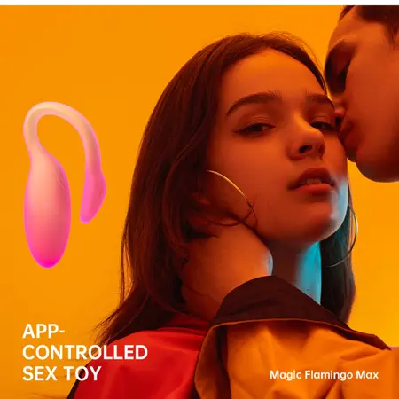 Magic Motion Flamingo Max Orange - Vibrating Bullet & Kegel Trainer