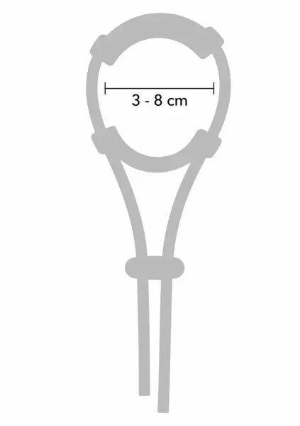 Adjustable Comfort C-Ring by Adjustable - Flexible Silicone System