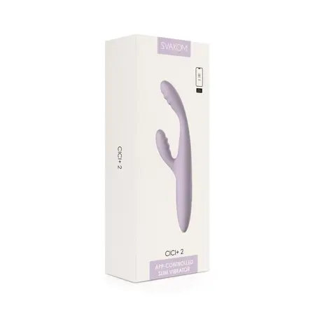 Svakom Cici+ 2 Lavender - Slim App-Controlled Vibrating Device