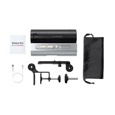 Lovense Solace Pro Automatic Thrusting Device Black, 6 cm Range