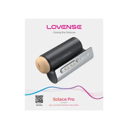 Lovense Solace Pro Automatic Thrusting Device Black, 6 cm Range
