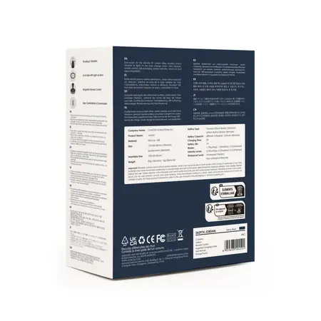 Svakom Jordan Navy Blue - Dual-Action App-Controlled Anal Device