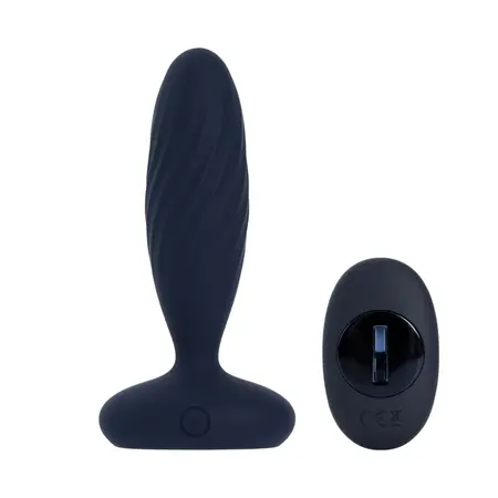 Svakom Jordan Navy Blue - Dual-Action App-Controlled Anal Device