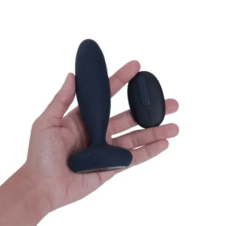 Svakom Jordan Navy Blue - Dual-Action App-Controlled Anal Device