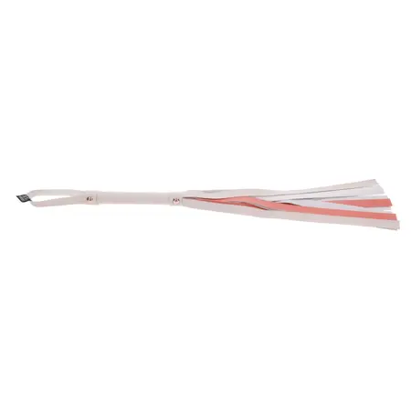 Sportsheets S&M Peaches n CreaMe Stripe Flogger Cream-Orange 32in
