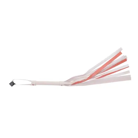 Sportsheets S&M Peaches n CreaMe Stripe Flogger Cream-Orange 32in