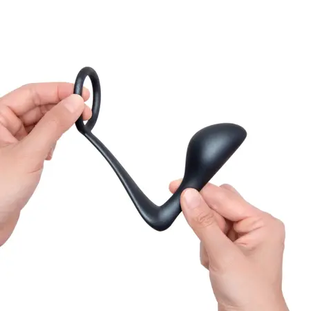 b-Vibe Ringer Intimate Silicone Ring & Plug Green Waterproof Set