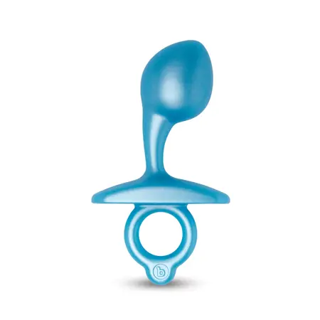 b-Vibe Bulb Plug Green - Compact Model with Retrieval Ring, Silicone