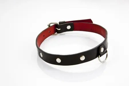 WHIPS Leather Collar Black - Adjustable, Premium Craftsmanship, 2 cm