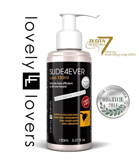 Lovely Lovers SLIDE4EVER Intimate Gel Glycerine-Water Silicone Efficiency 150ml