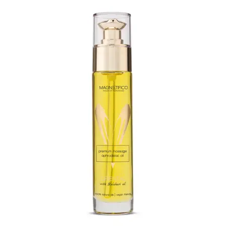 MAGNETIFICO Oriental Aromatic Massage Oil Premium 50ml Vegan Glass Bottle