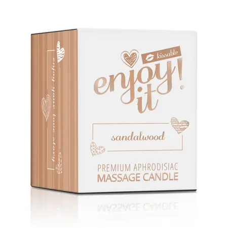 Magnetifico Sandalwood Body Massage Candle with Pheromones 70ml, Long Burn