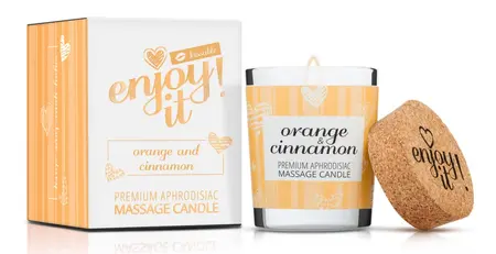 Magnetifico Candle Massage Oil 70ml with Pheromones - Orange & Cinnamon Aroma