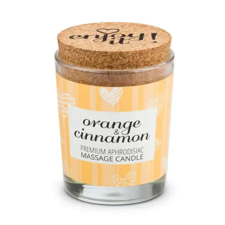 Magnetifico Candle Massage Oil 70ml with Pheromones - Orange & Cinnamon Aroma
