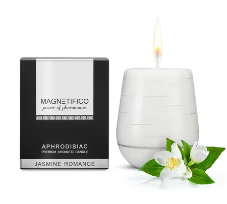 Jasmine Romance ръчно изработена ароматна свещ, 36 ч