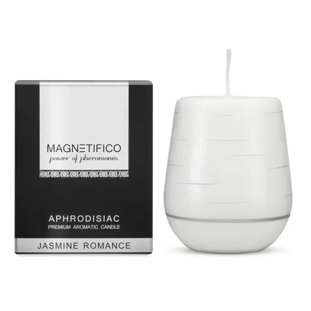 Jasmine Romance ръчно изработена ароматна свещ, 36 ч