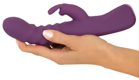 Javida 2 Function Rabbit Intimate Device - Thrusting & Vibrating, Pink