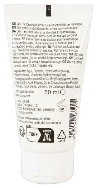 Lick it Vegan Water-Based Lubricant Sex on the Beach 50ml