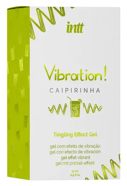 intt Vibration! Caipirinha 15ml Stimulating Gel with Fruity Aroma