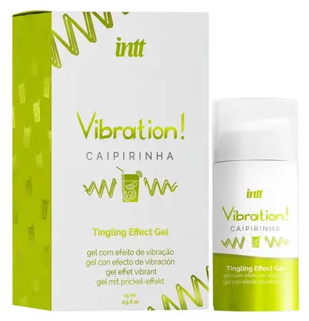 intt Vibration! Caipirinha 15ml Stimulating Gel with Fruity Aroma