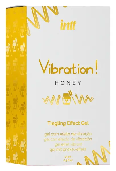 intt Vibration! Honey 15ml Stimulating Gel with Warming Effect
