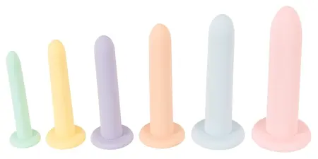 You2Toys Six in a Row Silicone Training Set 6 Sizes Pastel Colors