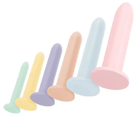 You2Toys Six in a Row Silicone Training Set 6 Sizes Pastel Colors