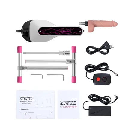 Lovense Mini Intimate Machine White - App-Controlled Adjustable System