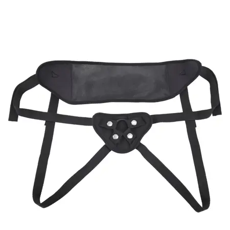 Sportsheets Breathable Strap-On Harness Black Adjustable Comfort Fit