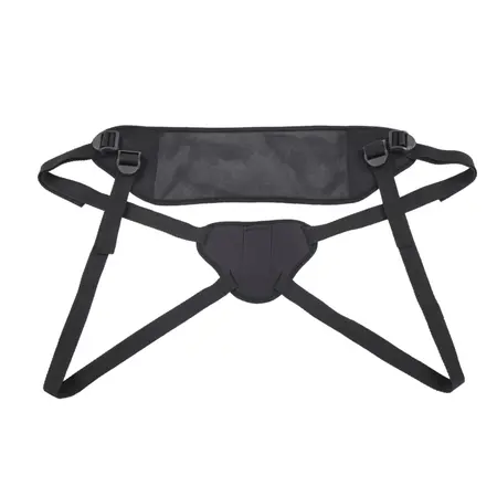 Sportsheets Breathable Strap-On Harness Black Adjustable Comfort Fit