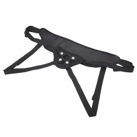 Sportsheets Breathable Strap-On Harness Black Adjustable Comfort Fit