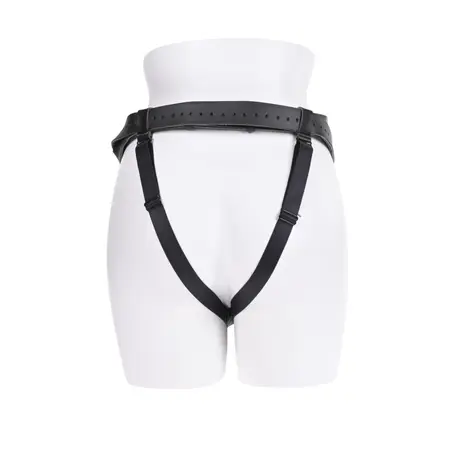 Sportsheets Aurora High Waisted Harness Adjustable Black 60” Max