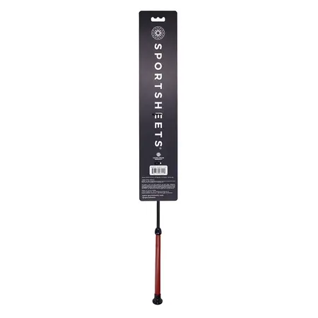 Sportsheets Saffron Fringe Crop - Red & Black, 23.75'' Dual-Layer Tip