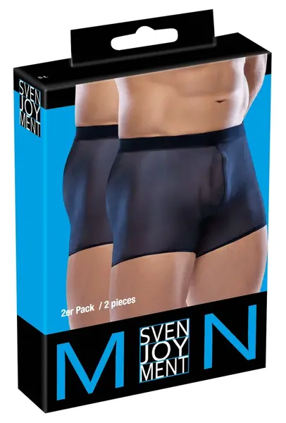 Svenjoyment Men's Transparent Blue Pants 2-Pack S-L Lightweight Polyamide