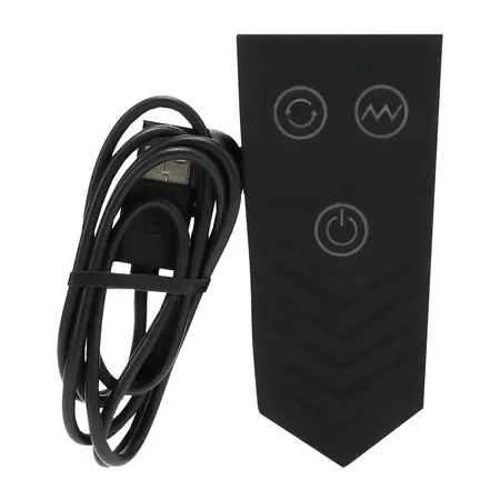 Doc Johnson Robo Rimmer X Vibrating Rotating Plug Black Remote Control