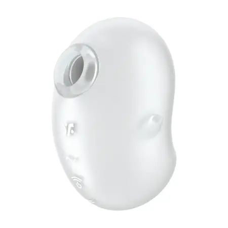 Satisfyer Cutie Ghost Air Pulse Intimate Device White Waterproof