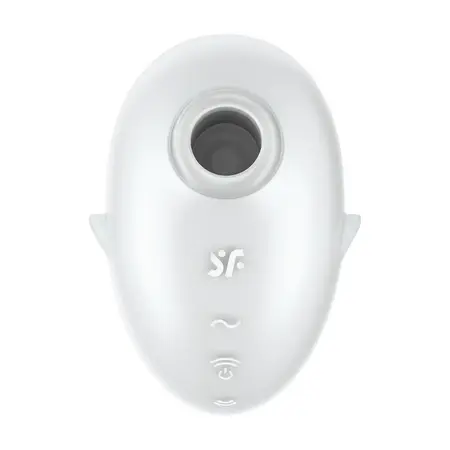 Satisfyer Cutie Ghost Air Pulse Intimate Device White Waterproof