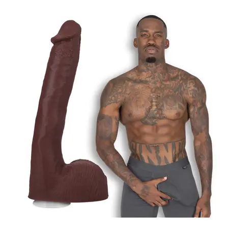 Doc Johnson Pressure ULTRASKYN Dual Density Model 25cm Chocolate