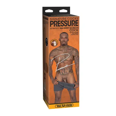 Doc Johnson Pressure ULTRASKYN Dual Density Model 25cm Chocolate