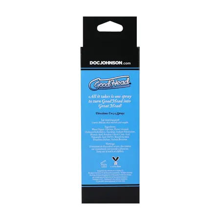 GoodHead Juicy Head Dry Mouth Spray Cotton Candy 59ml Freshness Vegan