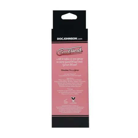GoodHead Juicy Head Pink Lemonade Dry Mouth Spray 59ml Vegan Formula
