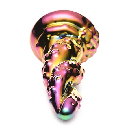 Creature Cocks Enchantress Rainbow Glass Model - Textured Artistic Design