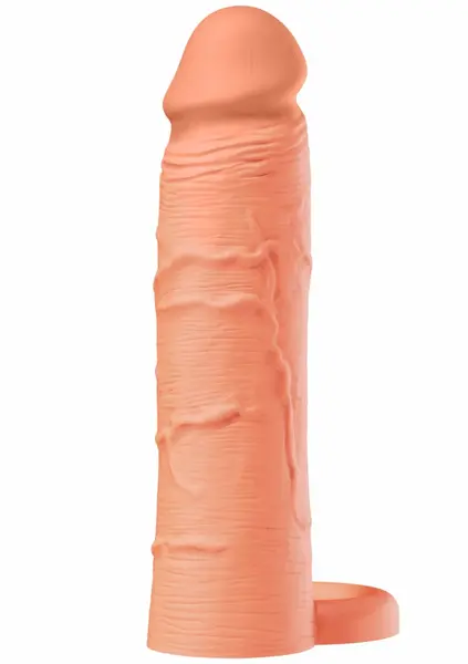 INFERNO by HIDDEN DESIRE Liquid Silicone Extension Sleeve 18 cm with Ring