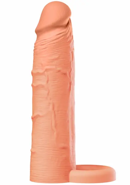 INFERNO by HIDDEN DESIRE Liquid Silicone Extension Sleeve 18 cm with Ring