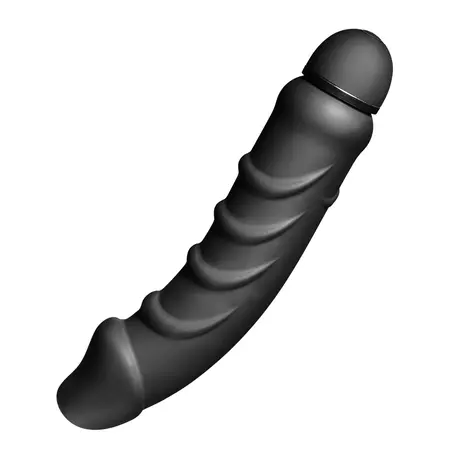 Blush Novelties Luxe Touch-Silicone Intimate Device, Ribbed, Vibrating, Pink